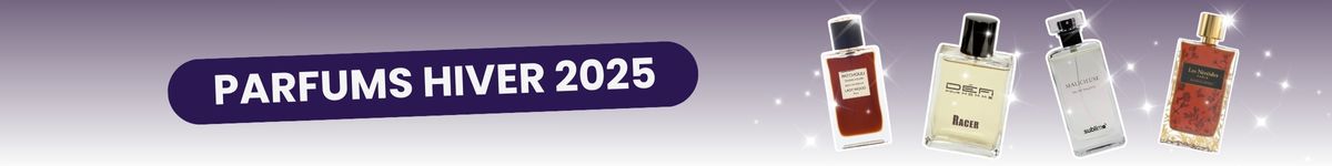 Sélection parfums hiver 2025 : RACER, Patchouli Antique, Intrépide, Rubis Oud